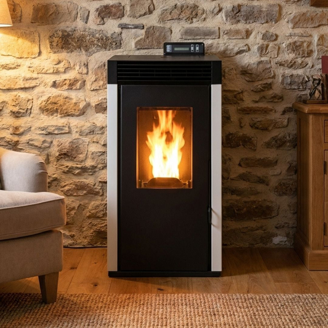 Poêle à granulé 7 kW étanche Marina 6