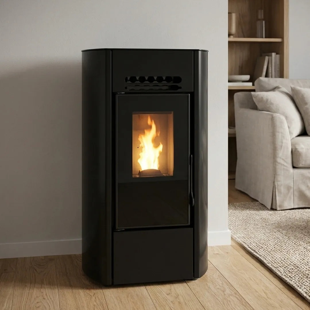 Poêle à granulés petite taille Linea VZ Ring - 9 kW