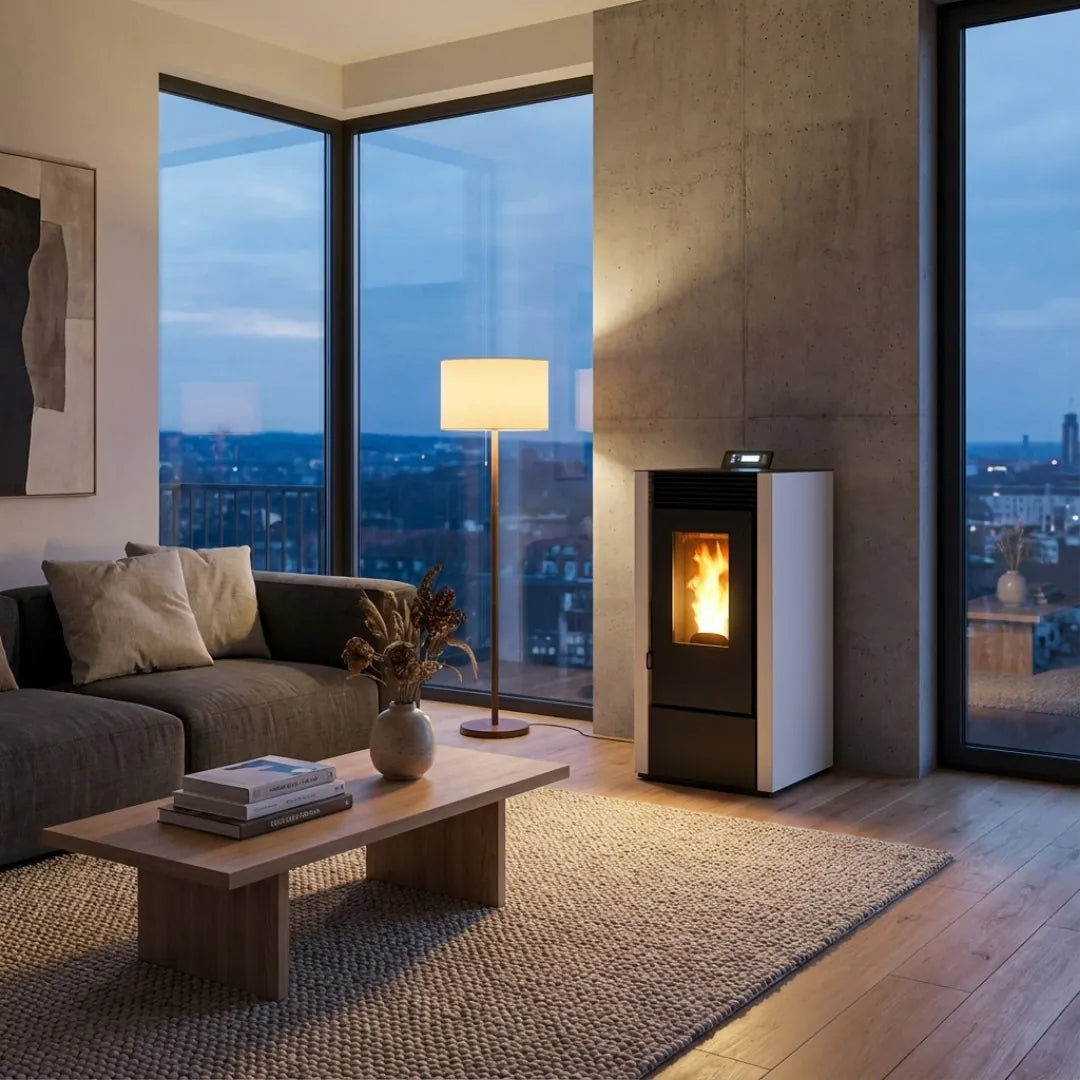 Poêle à Granulés Étanche Canalisable Marina 14C - 13,5 kW