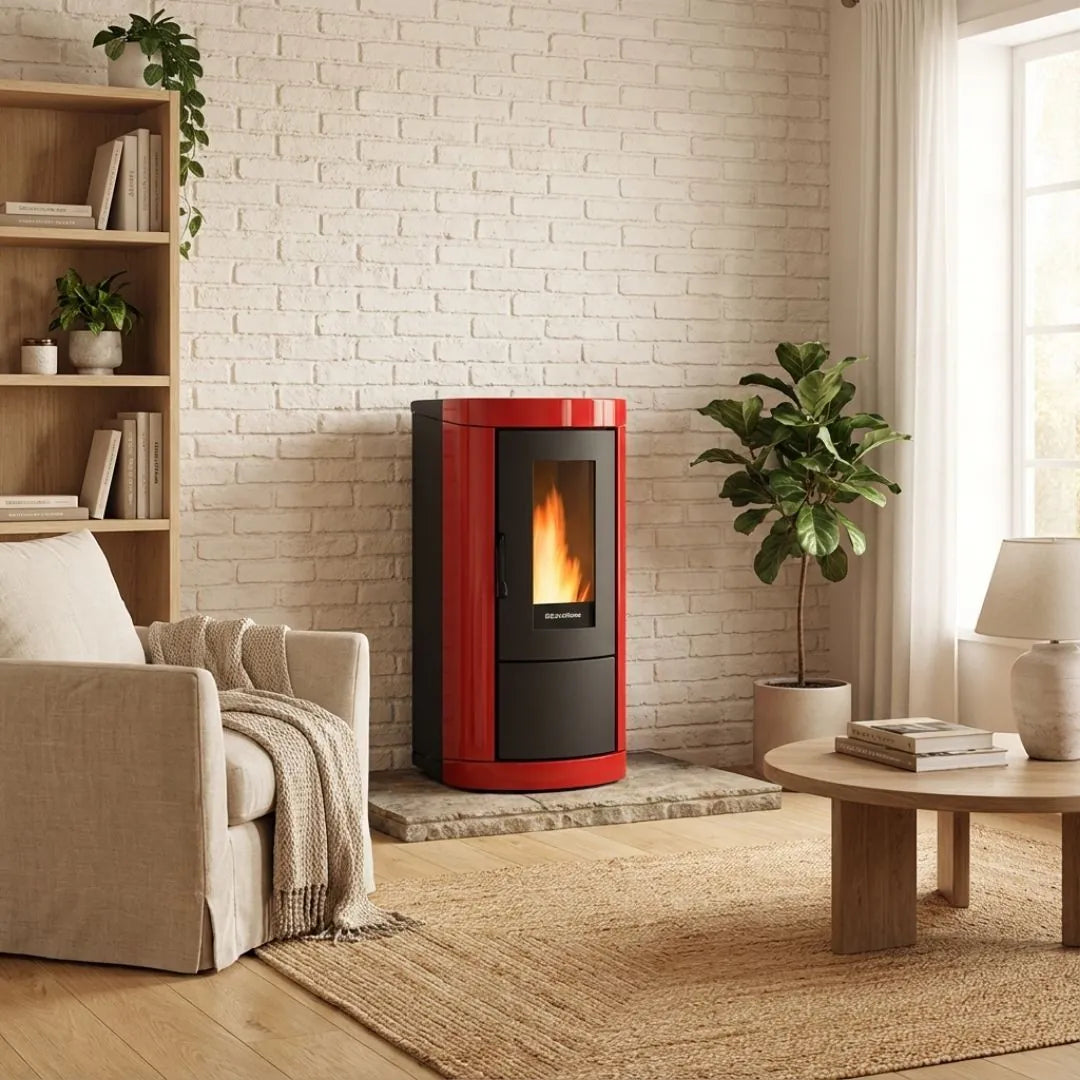 Poêle à pellets étanche 9 kW Mietta Evo