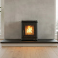 Poêle à granulés noir PEGGY - 5,1Kw